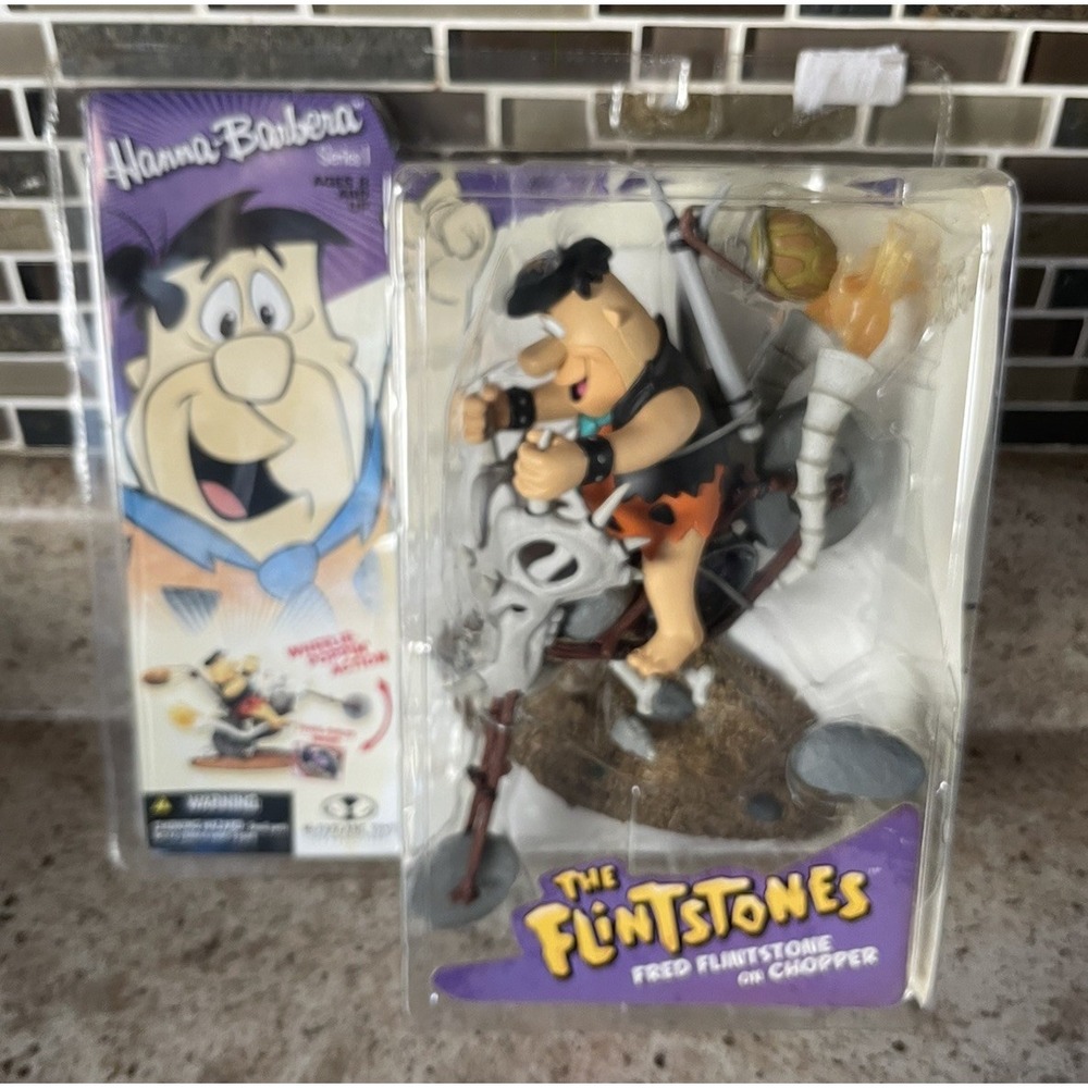 The Flintstones – Hanna Barbera Figure Series 1 McFarlane Toys 2006 NIB